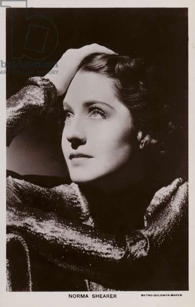 Image Of Norma Shearer Canadian American Actress And Film Star Bw