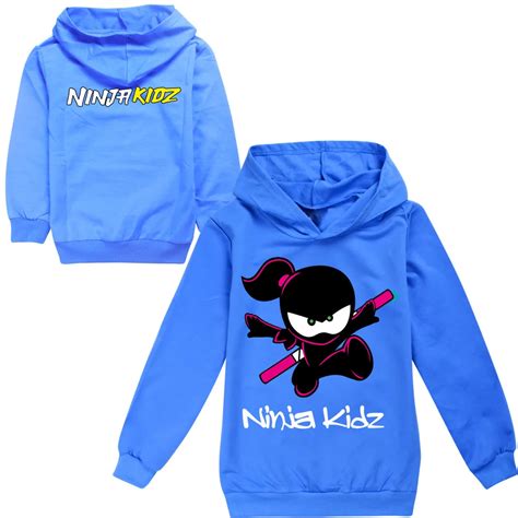 Ninja Kidz Children Hoodie Kids Baby Boy Clothes Sweatshirt Tops 3d