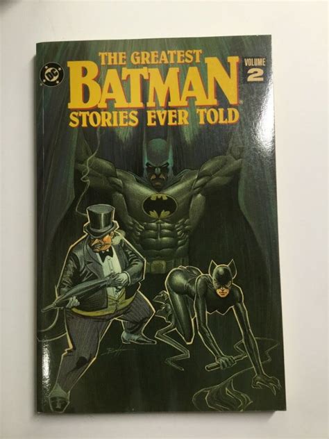 Greatest Batman Stories Ever Told Volume Tpb Softcover Sc Near Mint