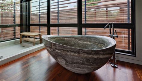 30 Stone Bathtubs That Will Rock Your Bathroom Images