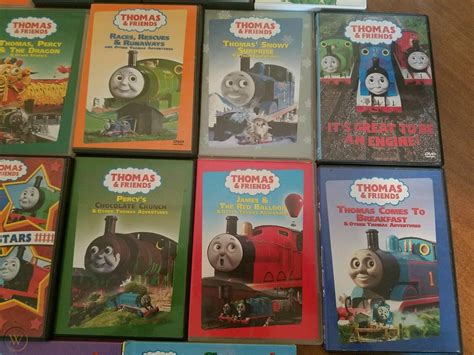 Lot Of 14 Thomas The Train And Friends Dvds Plus 2 Books 1827703705