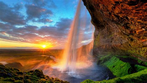 Seljalandsfoss Is One Of The Most Famous Waterfalls In