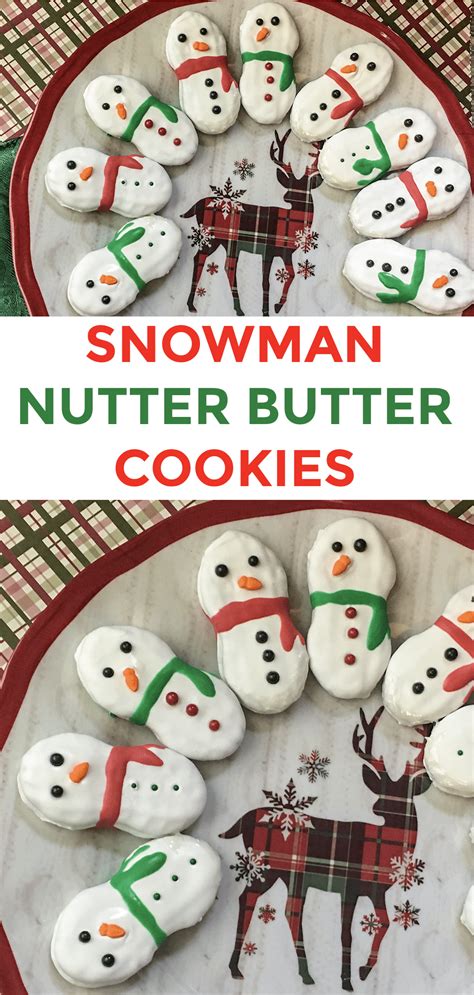 Your kids will take one look at the decorated cookies and make a beeline for the cool table. These Snowman Nutter Butter Cookies are an adorable winter ...