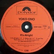Yoko Ono - It’s Alright (I See Rainbows) - LP - GreenCookie