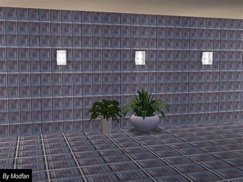 Mod The Sims Glass Block Wall And Floor