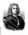 Portrait of Daniel Bernoulli (1700 - 1782) Swiss mathematician and ...