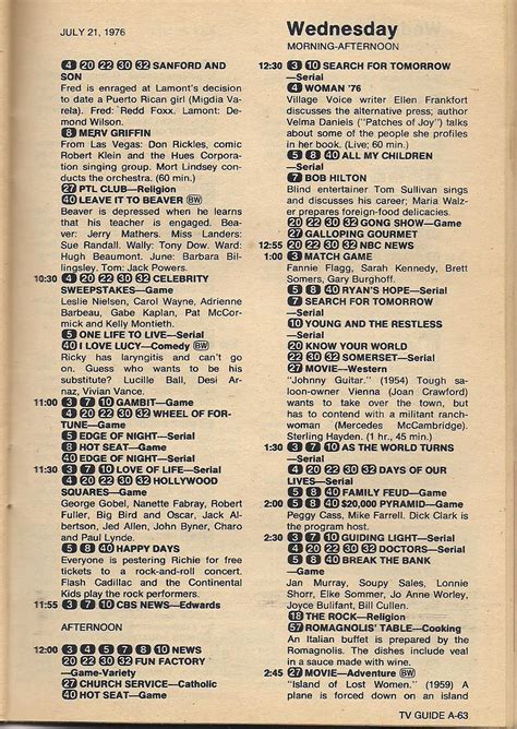 Sign in to manage your newsletter preferences. Another Old Movie Blog: TV Guide - 1976 - The Search for ...