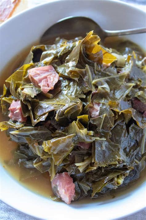 We all have that one dish that is pretty much our signature dish. Instant Pot Collard Greens {Southern style with Ham} - the ...