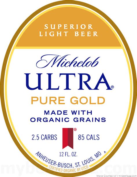 Michelob Ultra Pure Gold 12oz 12pk Cn Luekens Wine And Spirits