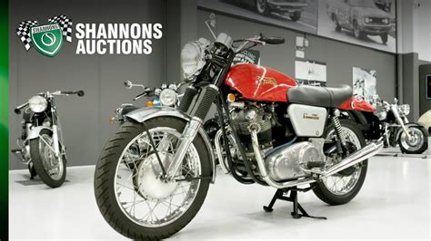 1970 norton commando 750 fastback motorcycle 2021 shannons summer timed online auction youtube