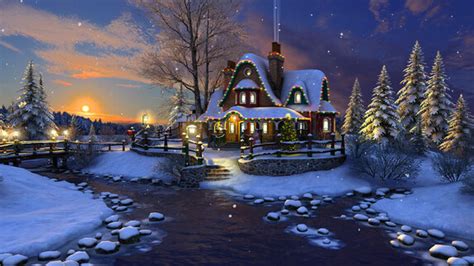 Holidays 3d Screensavers White Christmas