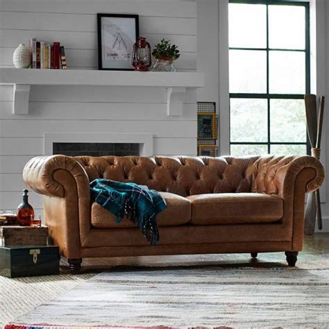 Best Tufted Leather Sofas Odditieszone