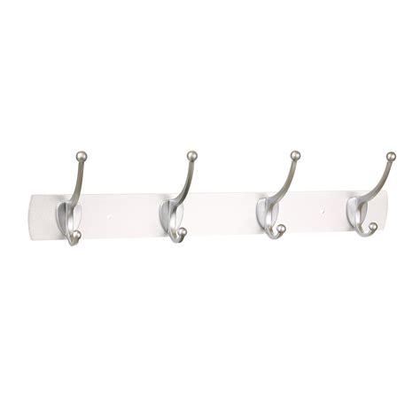 Peg board hooks from 2.5 mm wire ! Cuier perete aluminiu 4 carlige cromate 44 cm