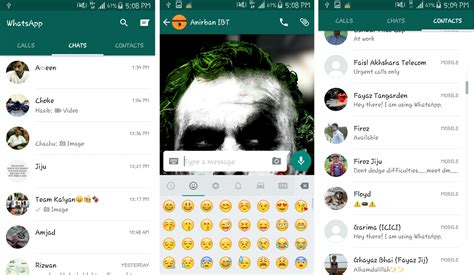 Tap the search box near the top of the screen and use your virtual keyboard to type in whatsapp. WhatsApp Updates Android App With Material Design; How To ...