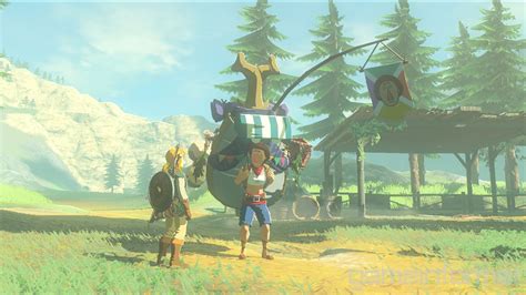 New Breath Of The Wild Screenshots Show A Boss Beedle The Merchant