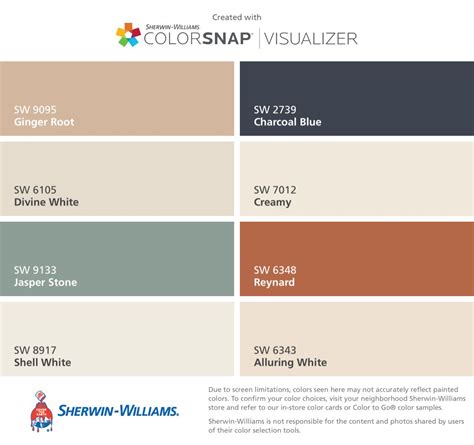View interior and exterior paint colors and color palettes. I found these colors with ColorSnap® Visualizer for iPhone ...