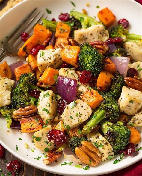 Chicken Broccoli And Sweet Potato Sheet Pan Dinner By Cookingclassy