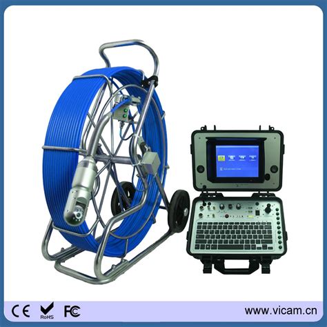 Degree Rotating Head M Cable Reel Video Sewer Pipe Inspection