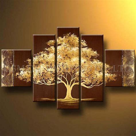 Your ancestor family tree painting can be personalized with miniature Excellent Artist Handmade High Quality Abstract Gold Oil ...