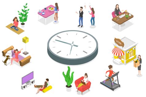 Female Daily Routine Design Assets Iconscout