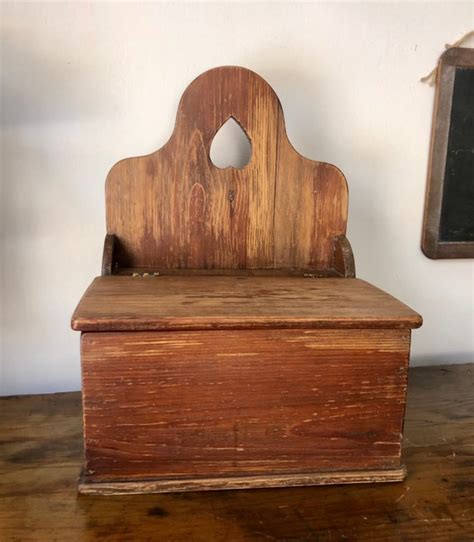 Antique 1800s Primitive Wall Candle Boxsolid Wood Wall Etsy