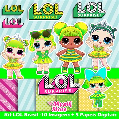 Una gorra de moda siempre protegerá la belleza del sol. Kit Digital LOL Surprise Copa do Mundo Brasil no Elo7 | Mypik Store (C962CC)