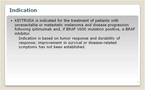 Keytruda Pembrolizumab For Unresectable Or Metastatic Melanoma