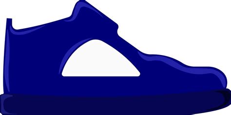 Blue Shoe Illustration Vector On White Background 13847538 Vector
