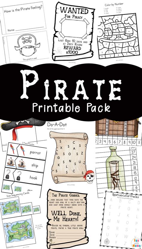 Pirate Coloring Pages Pirate Activities Fun With Mama