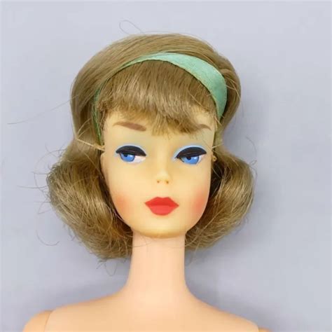 American Girl Pink Skin Side Part Vintage Barbie Doll From 1966 Eur 462000 Picclick Fr