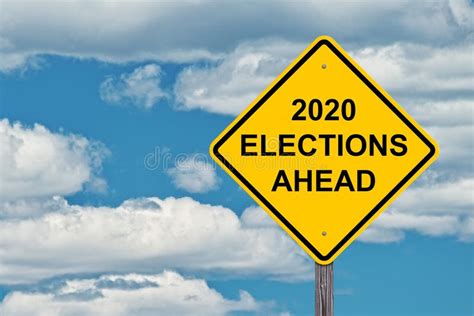 Election Ahead Sign Stock Image Image Of Symbol Election 22701227