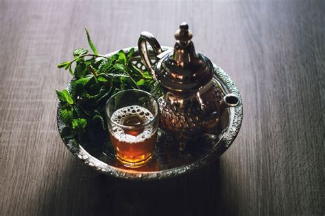Mint Tea Is A Moroccan Tradition As Is The Moroccan Tea Ceremony Learn