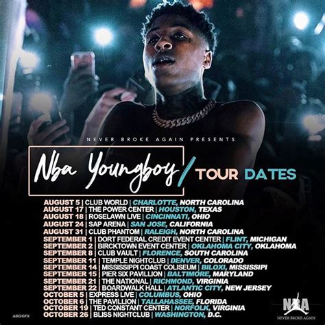 Nba Youngboy Shares New Tour Dates For 2018 Top40 New