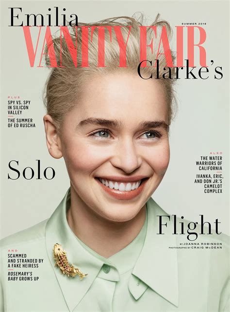 Emilia Clarke Covers Vanity Fair Magazine 234star