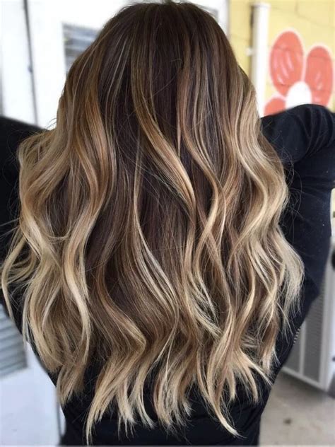 Brunette With Hairpainting Balayage Hair Painting Long Hair Styles My