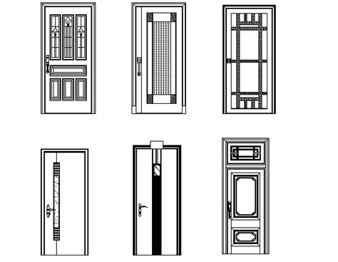 Designs Of Door And Elevation Cadbull