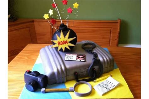 Graydons Spy Cake — Childrens Birthday Cakes Spy Cake Spy Birthday