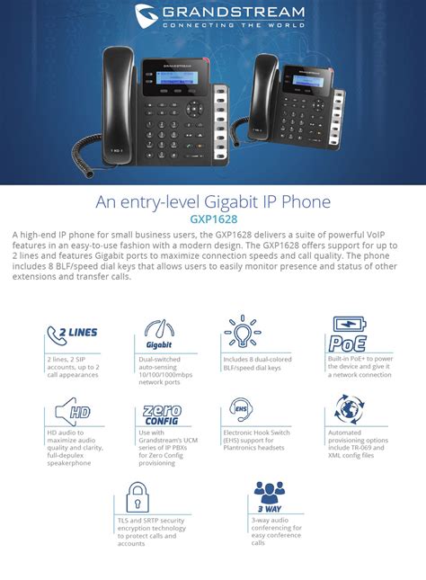 Voip Phone Grandstream Gxp1628gigabit Ip Phone Buy Entry Level