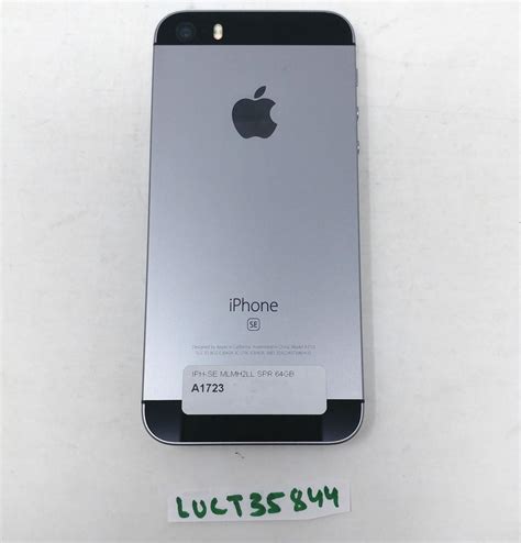 apple iphone se 1st gen 2016 unlocked grey 64gb a1723 luct35844 swappa