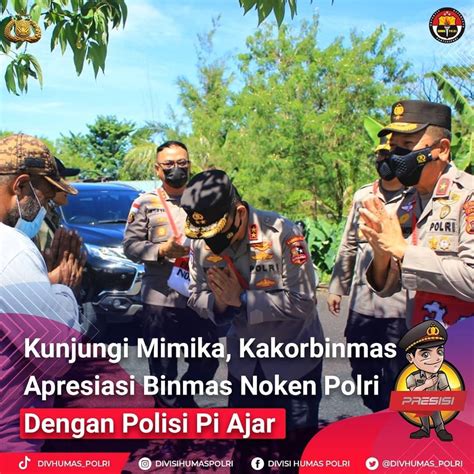 Kakorbinmas Polri Apresiasi Program Polisi Pi Ajar Binmas Noken
