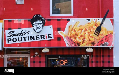 Smokes Poutinerie Sign Hi Res Stock Photography And Images Alamy