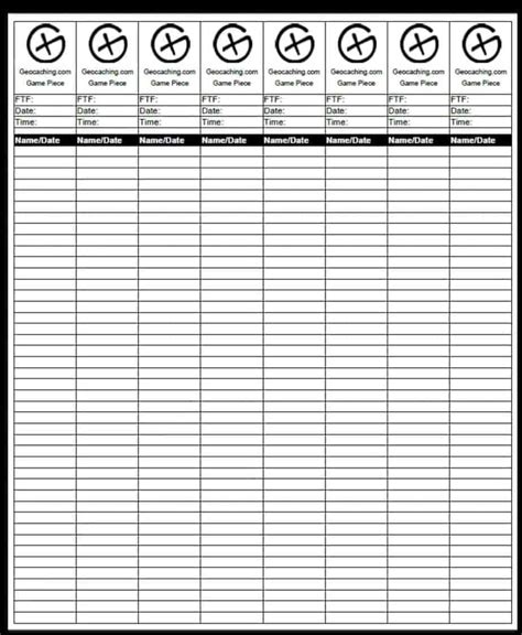Log definition, a portion or length of the trunk or of a large limb of a felled tree. 8 Geocache Logs Geocaching Log Sheets Water Rip Tear ...
