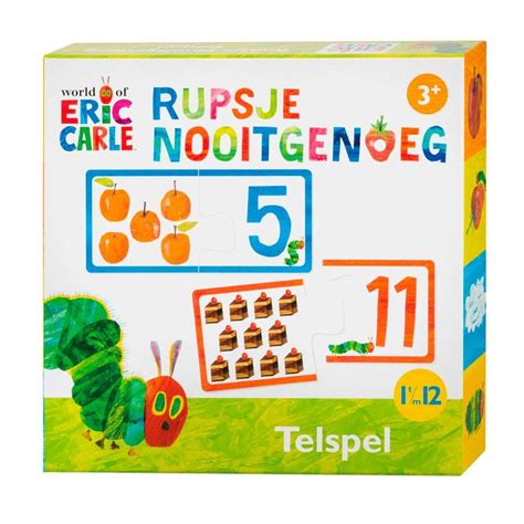 Rupsje nooitgenoeg | het verhaal van rupsje nooitgenoeg is al tientallen jaren wereldberoemd. Rupsje Nooitgenoeg Telspel - SpeelgoedFamilie.nl in 2020 ...