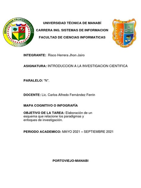 Infografia Pdf Paradigma Positivismo