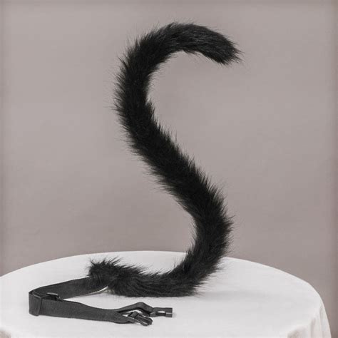Yirico Animal Faux Fur Cat Costume Cat Tail For Childrenadult Coplay
