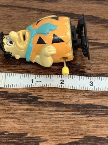 Hanna Barbera Vintage Barney Rubble And Fred Flintstone Plastic Wind Up