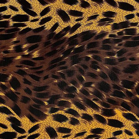 Leopard Print Chiffon Fabric 4445 Wide Sold By The Yard On Sale