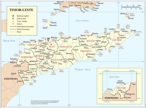 Mapas Geográficos De Timor Leste Geografia Total™