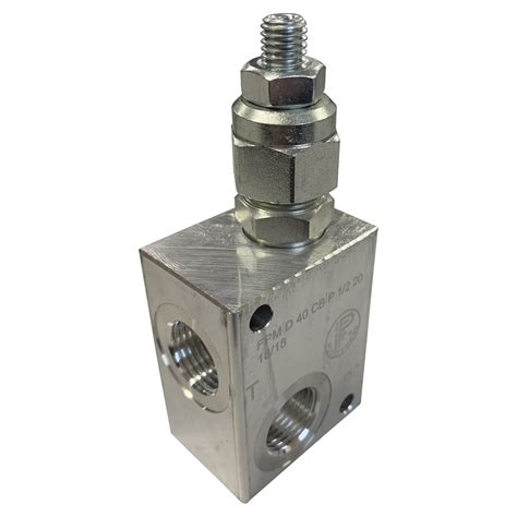 In Line Pressure Relief Valve Aluminium Hydraulic Megastore