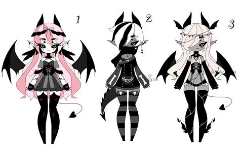 Demon Girl Adoptables Closed By As Adoptables On Deviantart
